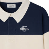 Silbon - FW261021102199 - Sudadera 100% algodón con cuello polo - Hombre