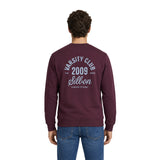 Silbon - FW261021117217 - Sudadera burdeos 100% algodón con acabados acanalados - Hombre
