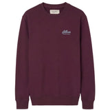 Silbon - FW261021117217 - Sudadera burdeos 100% algodón con acabados acanalados - Hombre