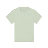 Silbon - FW261030403335 - Camiseta verde de manga corta 100% algodón con logo bordado a contraste - Hombre