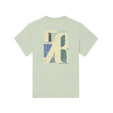 Silbon - FW261030403335 - Camiseta verde de manga corta 100% algodón con logo bordado a contraste - Hombre