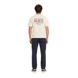 Silbon - FW261030407328 - Camiseta de manga corta color crema 100% algodón - Hombre