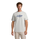 Silbon - FW261030411327 - Camiseta gris claro de manga corta 100% algodón con logo delantero - Hombre