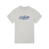Silbon - FW261030411327 - Camiseta gris claro de manga corta 100% algodón con logo delantero - Hombre