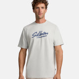 Silbon - FW261030411327 - Camiseta gris claro de manga corta 100% algodón con logo delantero - Hombre