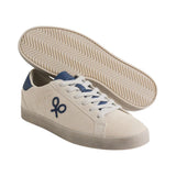 Silbon - FW261031607081 - Sneakers beige de piel de serraje con 2 pares de cordones - Hombre