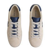 Silbon - FW261031607081 - Sneakers beige de piel de serraje con 2 pares de cordones - Hombre
