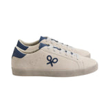 Silbon - FW261031607081 - Sneakers beige de piel de serraje con 2 pares de cordones - Hombre