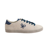 Silbon - FW261031607081 - Sneakers beige de piel de serraje con 2 pares de cordones - Hombre