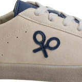 Silbon - FW261031607081 - Sneakers beige de piel de serraje con 2 pares de cordones - Hombre