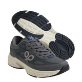 Silbon - FW261031611080 - Sneakers grises con empeine de piel de serraje - Hombre