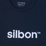 Silbon - FW261040402310 - Camiseta azul marino 100% algodón de manga corta - Hombre