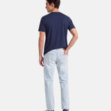 Silbon - FW261040402310 - Camiseta azul marino 100% algodón de manga corta - Hombre