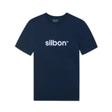 Silbon - FW261040402310 - Camiseta azul marino 100% algodón de manga corta - Hombre