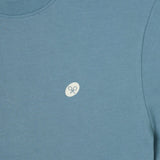 Silbon - FW261040402312 - Camiseta azul 100% algodón de manga corta y corte regular - Hombre