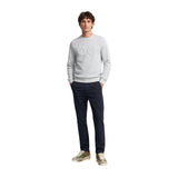 Silbon - FW261040902042 - Pantalones azul marino de algodón con cintura ajustable - Hombre