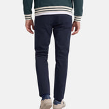 Silbon - FW261040902042 - Pantalones azul marino de algodón con cintura ajustable - Hombre