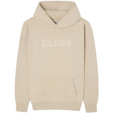 Silbon - FW261041107229 - Sudadera tipo canguro beige 100% algodón con capucha - Hombre