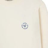 Silbon - FW261041107232 - Sudadera 100% algodón color crema con logo bordado - Hombre