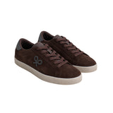 Silbon - FW261041609082 - Sneakers marrones de piel de serraje con 2 pares de cordones - Hombre