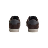 Silbon - FW261041609082 - Sneakers marrones de piel de serraje con 2 pares de cordones - Hombre