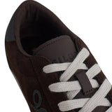 Silbon - FW261041609082 - Sneakers marrones de piel de serraje con 2 pares de cordones - Hombre