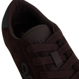 Silbon - FW261041609082 - Sneakers marrones de piel de serraje con 2 pares de cordones - Hombre