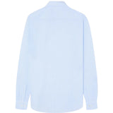 Silbon - FW261050502350 - Camisa azul claro de manga larga con estampado de rayas - Hombre