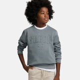 Silbon - FW263011103120 - Sudadera verde 100% algodón - Niño
