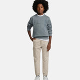 Silbon - FW263011103120 - Sudadera verde 100% algodón - Niño