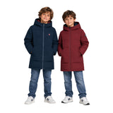 Silbon - FW263020118151 - Abrigo largo acolchado reversible con capucha y bolsillos - Niño