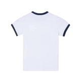 Silbon - FW263020401097 - Camiseta blanca 100% algodón de manga corta con gráfico delantero - Niño