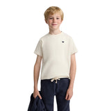 Silbon - FW263020401101 - Camiseta de manga corta 100% algodón con logo bordado a contraste - Niño