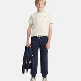 Silbon - FW263020401101 - Camiseta de manga corta 100% algodón con logo bordado a contraste - Niño