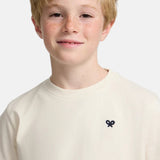 Silbon - FW263020401101 - Camiseta de manga corta 100% algodón con logo bordado a contraste - Niño