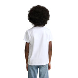 Silbon - FW263020401103 - Camiseta 100% algodón blanca de manga corta con estampado delantero - Niño