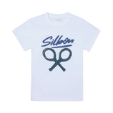 Silbon - FW263020401103 - Camiseta 100% algodón blanca de manga corta con estampado delantero - Niño