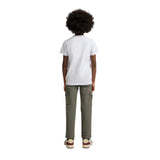 Silbon - FW263020402099 - Camiseta 100% algodón azul claro de manga corta con bolsillo en el pecho - Niño