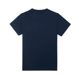 Silbon - FW263020402104 - Camiseta 100% algodón azul marino de manga corta con estampado delantero - Niño
