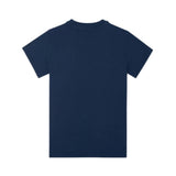 Silbon - FW263020402115 - Camiseta 100% algodón azul marino de manga corta con logo en relieve - Niño