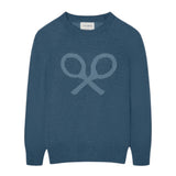 Silbon - FW263020802155 - Jersey azul con acabados acanalados - Niño