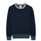 Silbon - FW263020802160 - Jersey azul marino con detalles a contraste - Niño