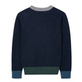 Silbon - FW263020802160 - Jersey azul marino con detalles a contraste - Niño