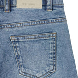 Silbon - FW263020902184 - Pantalones vaqueros azules de corte recto con acabado lavado - Niño