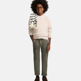 Silbon - FW263020903276 - Pantalones cargo verde caqui de algodón - Niño