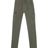 Silbon - FW263020903276 - Pantalones cargo verde caqui de algodón - Niño