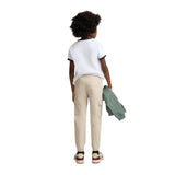 Silbon - FW263020907187 - Pantalones jogger cargo color piedra con cintura elástica - Niño