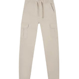 Silbon - FW263020907187 - Pantalones jogger cargo color piedra con cintura elástica - Niño