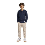 Polo Silbon niño azul marino de algodón | Konestilochic