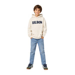 Sudadera canguro crema niño Silbon | Konestilochic